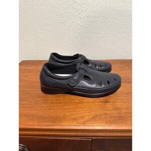 SAS Roamer Tripad Comfort Women's Slip-on Loafer Navy Leather Size 7½ M